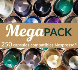 MegaPack 500 capsules compatibles Nespresso* Original pour professionnels