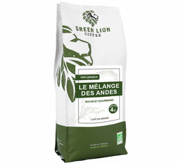 Café en grains bio : Le Mélange des Andes- 1 kg - Green Lion Coffee 