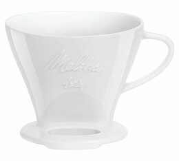Dripper MELITTA IX4 en porcelaine blanc