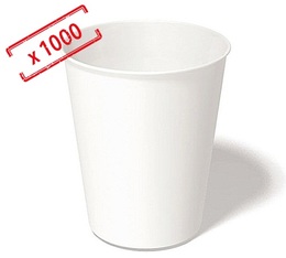 1000 gobelets café carton blanc - 30 cl