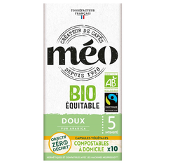 10 Capsules compostables Bio Max Havelaar Doux - compatibles Nespresso® - CAFES MEO