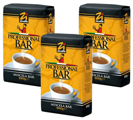 Lot Café en grains Professional Bar - 3x1kg - Zicaffe