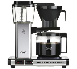 Cafetière filtre Moccamaster KBG Select Alu brossé 1.25L + offre cadeaux - Très bon état