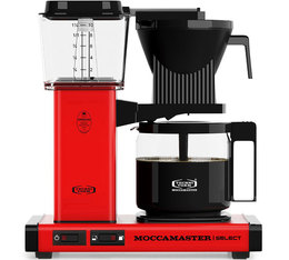 Cafetière filtre Moccamaster KBG741 Select Rouge 1.25L + offre cadeaux