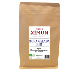 Café en grains Cafés Ximun - Moka Gelada Bio Pur Arabica - 250gr
