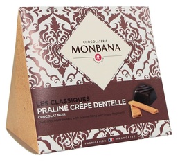 Chocolats Les Classiques - Chocolat noir et crêpe dentelle - Monbana