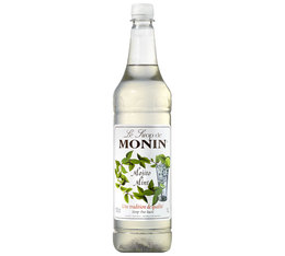 Sirop Monin Mojito Mint (sans alcool) - Bouteille plastique - 1L