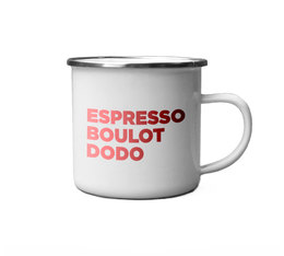 Mug métal - Espresso, boulot dodo  - 33cl