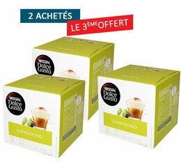 Offre Spéciale 2+1 - 48 Capsules Cappuccino - NESCAFE DOLCE GUSTO