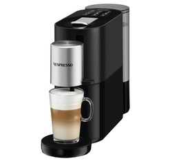 Machine à capsules compatible Nespresso® KRUPS Atelier YY4355FD Noir et Acier + Offre MaxiCoffee