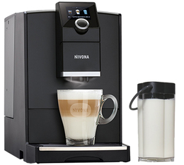 NIVONA CafeRomatica 790 Noir Chrome avec carafe à lait 1L