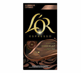 10 Capsules compatibles Nespresso® - Chocolat -L'OR ESPRESSO