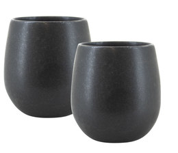 2 Origami Barrel Flavor Cup Black - 21 cl