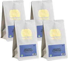 Café en grains Terres de café Organic Blend - 4x250g