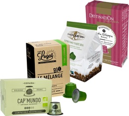 Organic Pack (exclusive at MaxiCoffee): 40 Nespresso� capsules