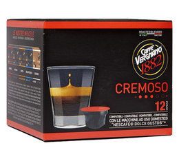 12 Capsules  Cremoso pour Nescafe® Dolce Gusto® - CAFFE VERGNANO