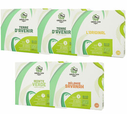 Pack Découverte Bio 250 capsules compatibles Nespresso* Pro – GREEN LION COFFEE