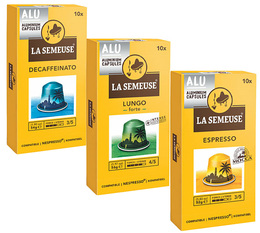 Pack découverte 30 Capsules - Nespresso compatible - LA SEMEUSE