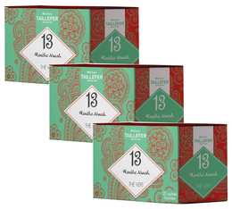 Pack Thé vert menthe en sachet- Maison Taillefer - 3 boîtes de 20 sachets