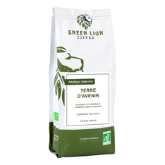 Café en grains bio Green Lion Coffee Terre d'avenir Commerce Equitable - 250g 