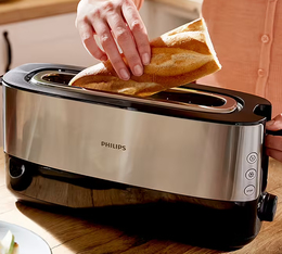 ensemble petit dejeuner philips gris et noir 