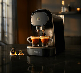 machien capsules philips piano noire