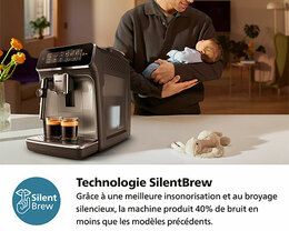 PHILIPS Silent Brew EP3329/70 contenants