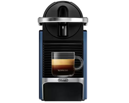 Machine à capsules compatibles Nespresso® Pixie bleue  - DELONGHI