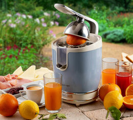 presse agrumes couleur bleu