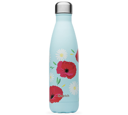 Bouteille isotherme inox Coquelicots 50 cl - Qwetch