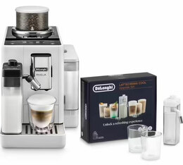 Expresso Broyeur DELONGHI Rivelia FEB 4455.W Blanc Arctique (Latte) 