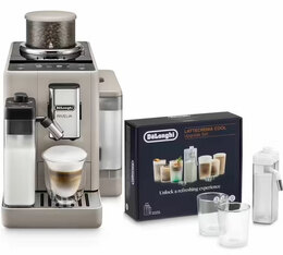 Expresso Broyeur DELONGHI Rivelia - FEB 4455.BG Beige Sable (Latte) 