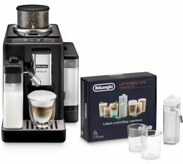 Expresso Broyeur DELONGHI Rivelia FEB4455.B Noir Onyx (Latte)   