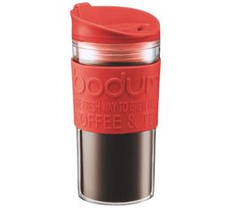 Lot de 12 Travel Mug double paroi plastique 35 cl - Rouge - Bodum
