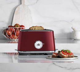 bouilloire grille pain sage rouge