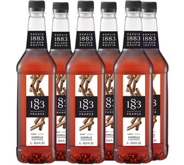Sirop pour professionnel Cannelle - Bouteille plastique - 6 x 1L - 1883  ROUTIN