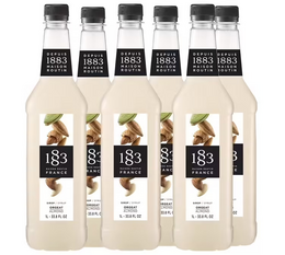 Sirop Orgeat pour professionnel - Bouteille plastique - 6 x 1L - 1883 ROUTIN