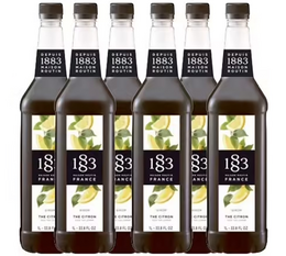 Sirop Thé Citron pour professionnel - Bouteille plastique - 6 x 1L - 1883 ROUTIN