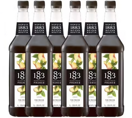 Sirop 1883 Thé Pêche - Bouteille plastique pour professionnel - 6 x 1L - ROUTIN