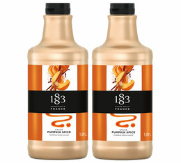 Lot de 2 Sauces Topping 1883 Routin - Pumpkin Spice - 2 x 1,89L