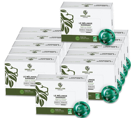300 dosettes (200 dosettes + 100 offertes) compatibles Nespresso® pro Le Mélange Savanah - GREEN LION COFFEE Office Pads