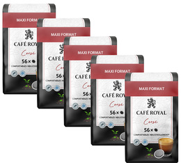 Pack 280 dosettes souples Corsé - CAFE ROYAL