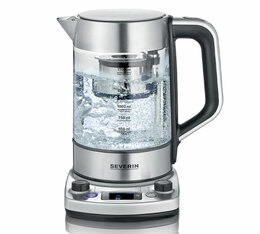 theiere bouilloire inox verre
