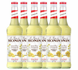 Sirop fleur d'immortelle pour professionnels - 6 x 70cl - MONIN