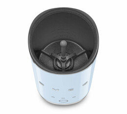 mousseur lait smeg bleu vintage