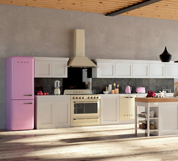 electromenager smeg rose