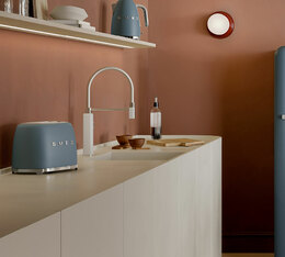 grille pain smeg bleu deux tranches