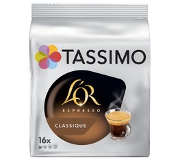 Dosettes Tassimo L'OR Espresso Classique - 16 T-disc