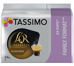 Dosettes Tassimo L'OR Espresso Classique - 24 T-disc