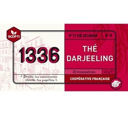 Thé noir Darjeeling 1336 (Scop TI) x 20 Mousselines